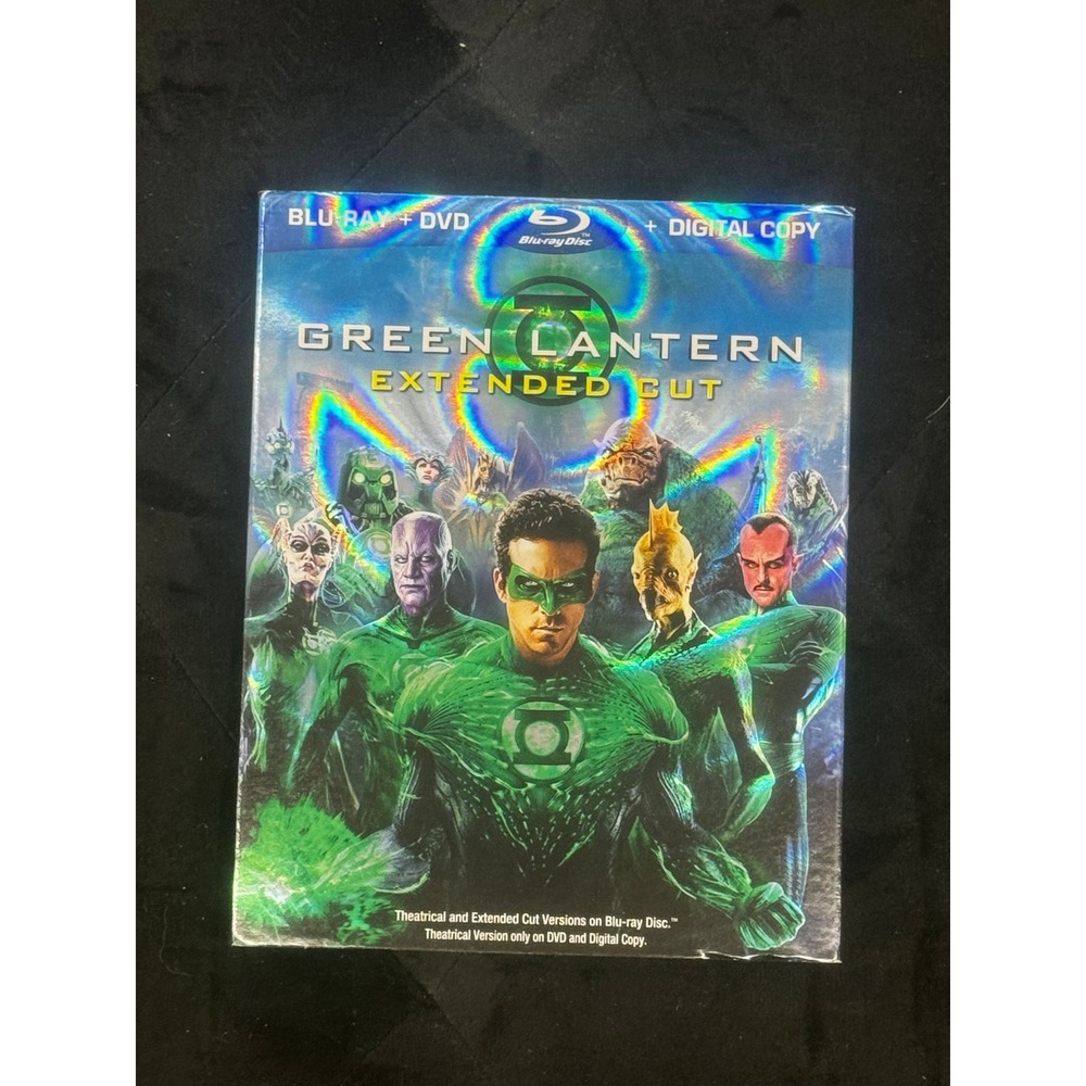 Green Lantern Blu-ray DVD 2011 Extended Cut DC Comics Movie Ryan Reynolds